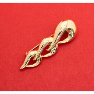 Vintage Elegant Abstract Droplet Brooch - F9